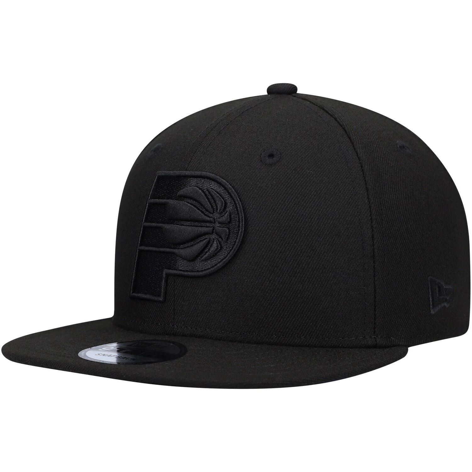 Мужская кепка New Era Indiana Pacers Black On Black 9FIFTY Snapback