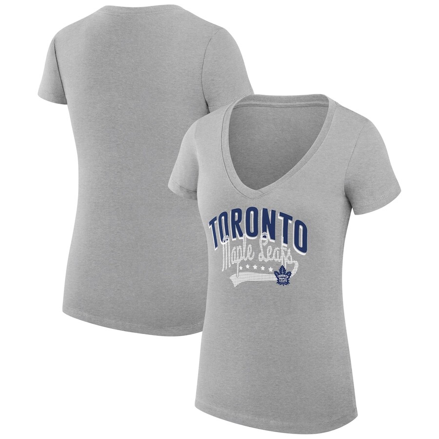 

Футболка с коротким рукавом G-III 4Her by Carl Banks Toronto Maple Leafs, серый