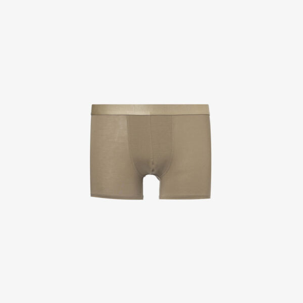 

Боксеры из эластичного джерси с поддерживающими вставками и фирменным поясом Cdlp, желтый