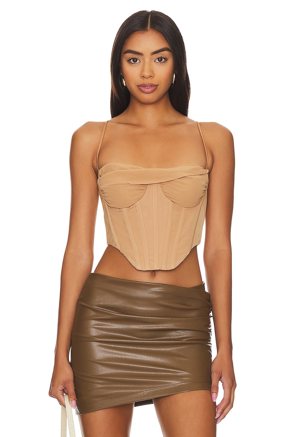 

Топ Bardot Femme Corset, загар