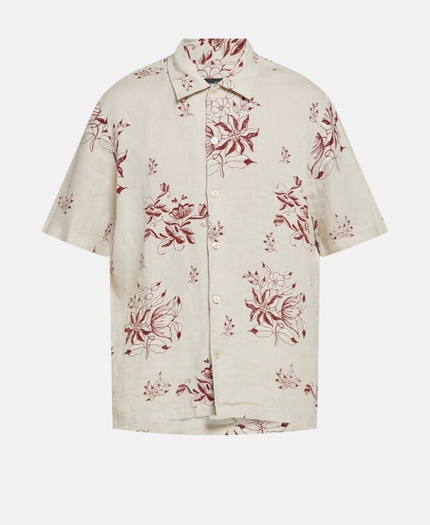 

Льняная рубашка Marc O'Polo, шерсть белый