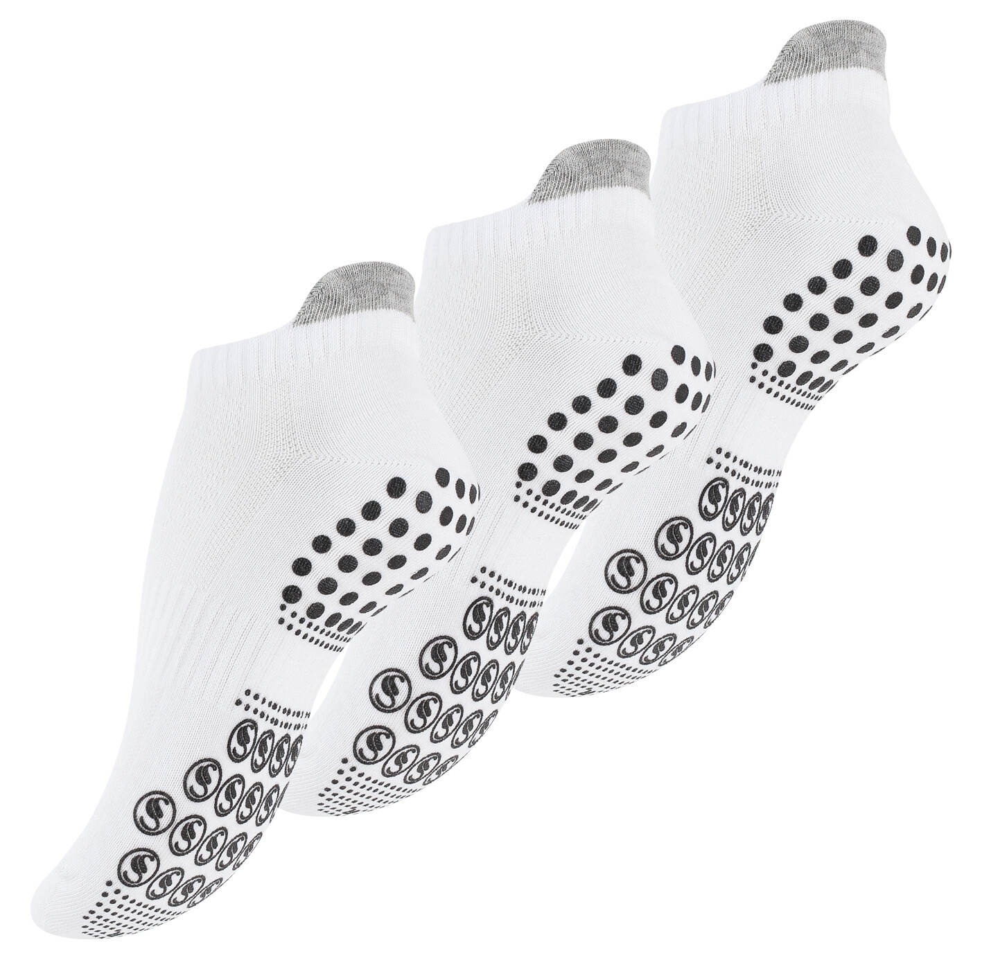 

Носки Stark Soul Rutschfeste Sport 3 шт für Yoga und Pilates, белый