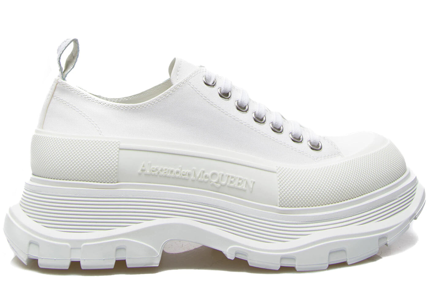 

Alexander McQueen Tread Slick Low Lace Up Белый Белый (женские)