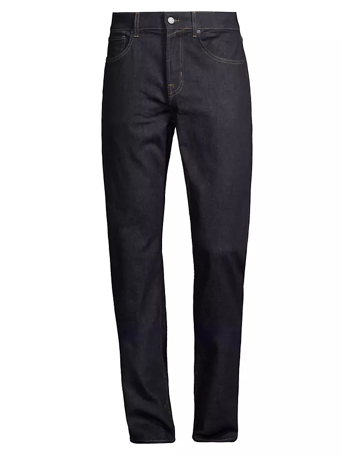 

Прямые джинсы с пятью карманами 7 For All Mankind, цвет rinse blue