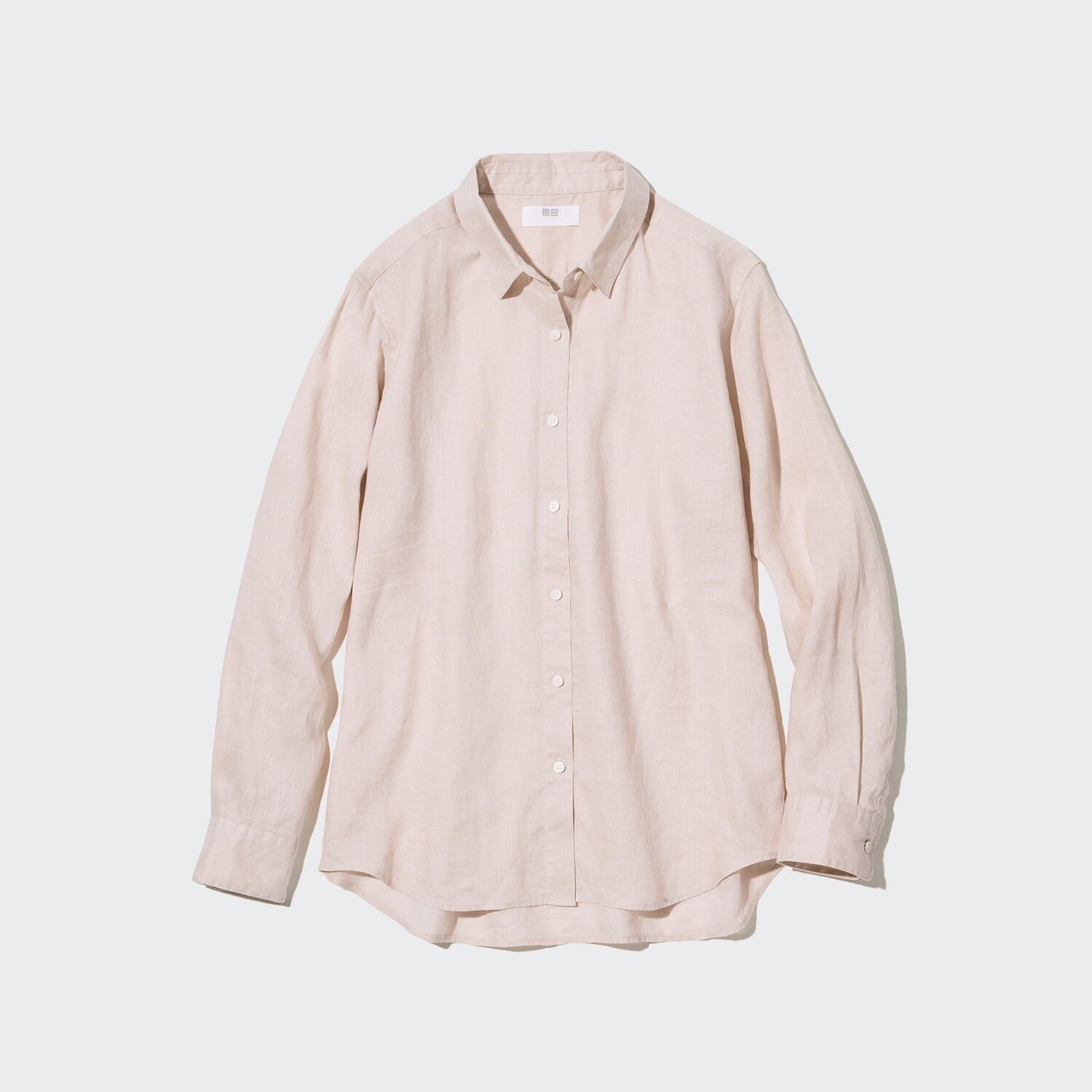 

Рубашка UNIQLO льняная премиум-класса, айвори