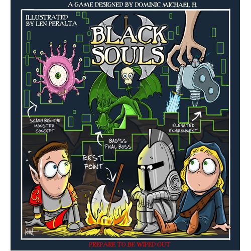 Настольная игра Black Souls (Boxed Board Game)