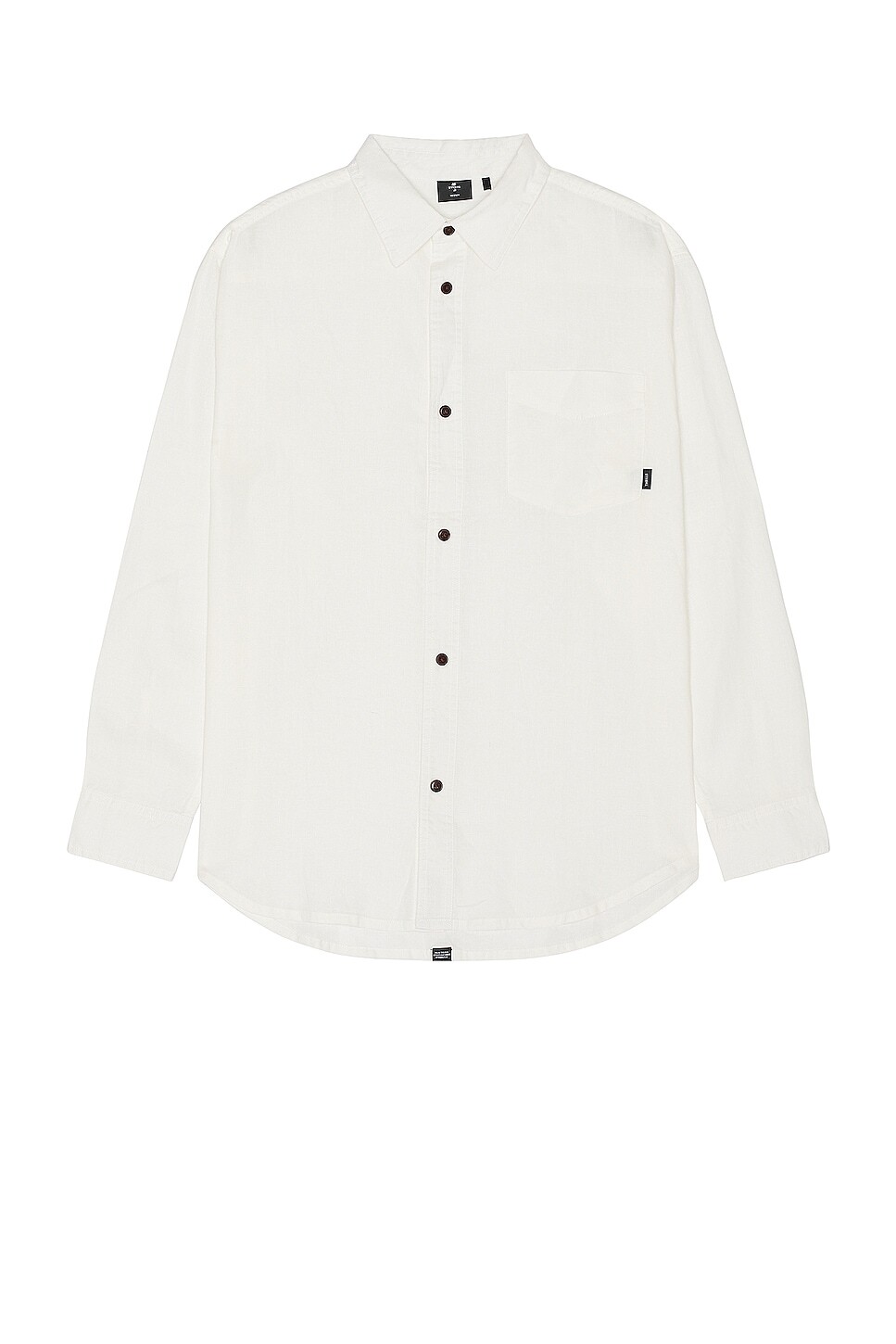 

Рубашка THRILLS Hemp Minimal Thrills Oversize Long Sleeve, цвет Dirty White