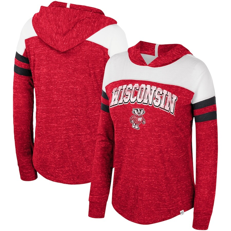 

Футболка с длинным рукавом Colosseum Wisconsin Badgers, красный