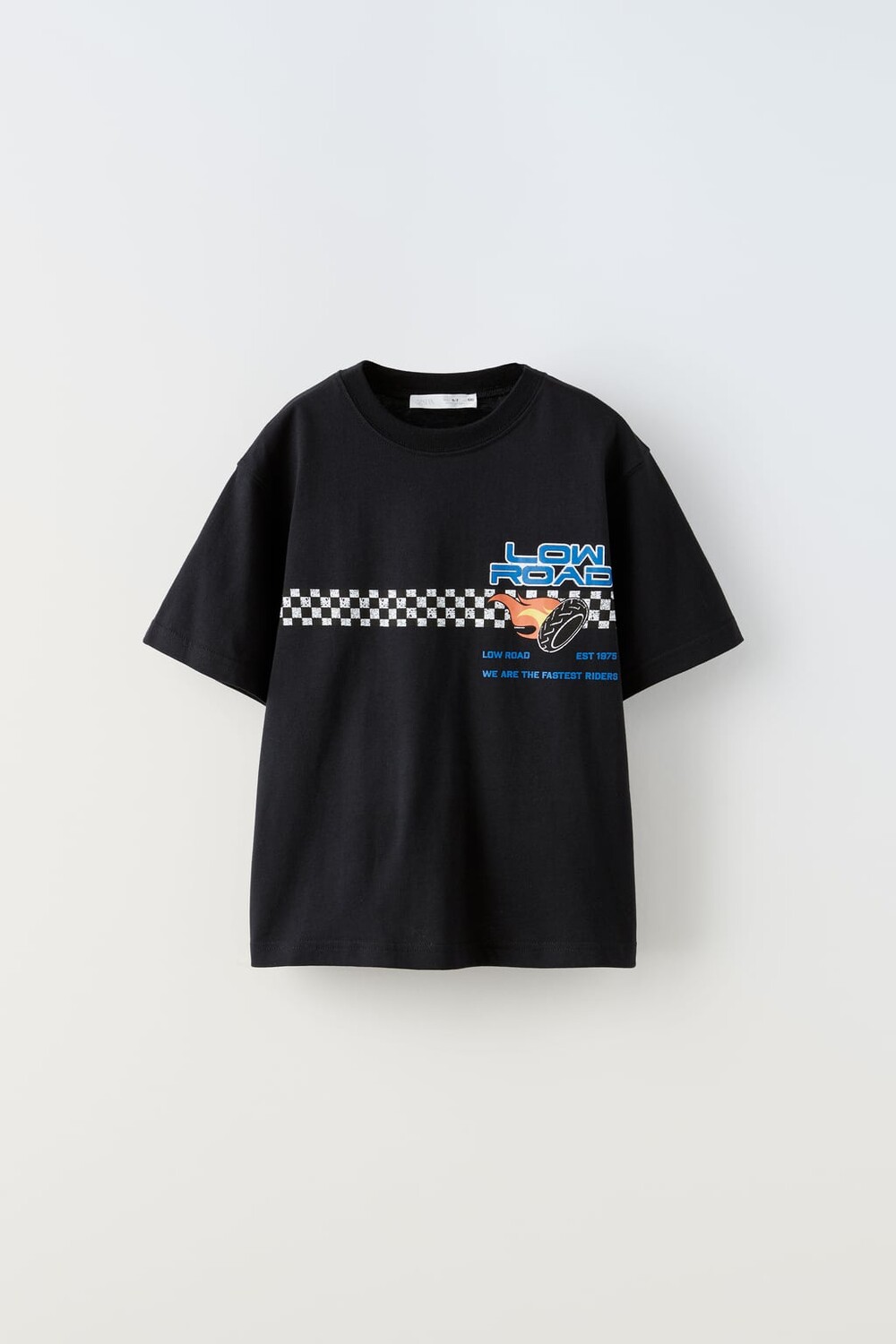 

Футболка для низкой дороги ZARA, черный