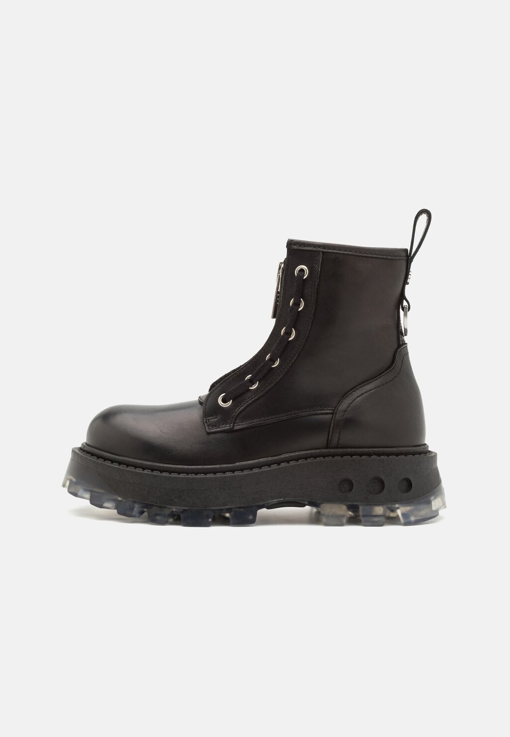 

Ботинки со шнурками Buffalo MONO ZIP LACE UP MID, черный