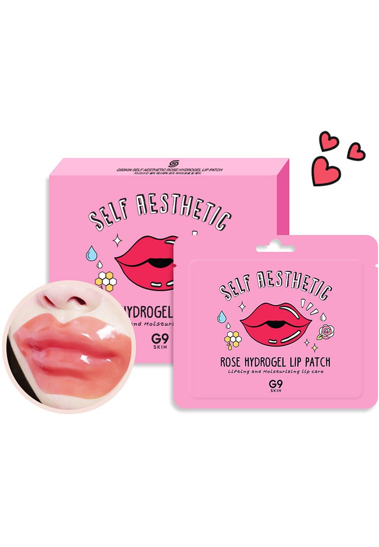 Маска для лица Self Aesthetic Rose Hydrogel Lip Patch 5 Units Pack G9, цвет neutral