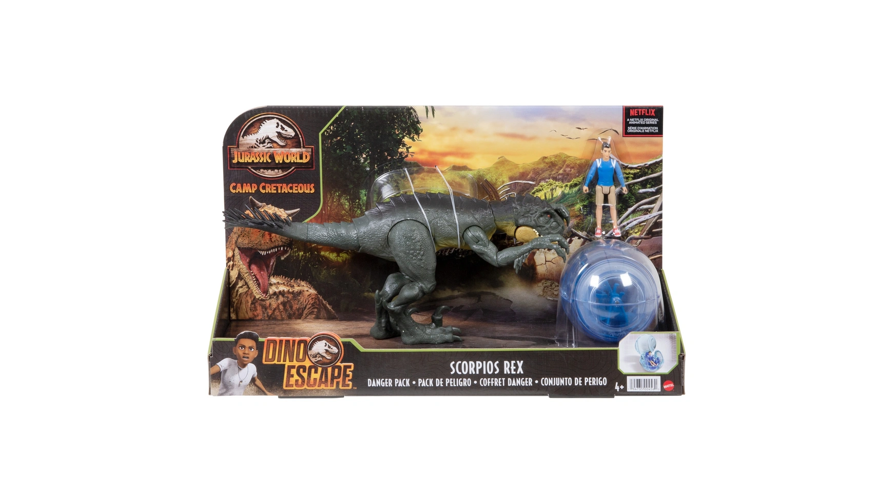 Заказать Jurassic World: Новые Приключения: Dino Escape, Скорпион, Рекс,  Опасный Пакет – цены, описание и характеристики в «CDEK.Shopping»