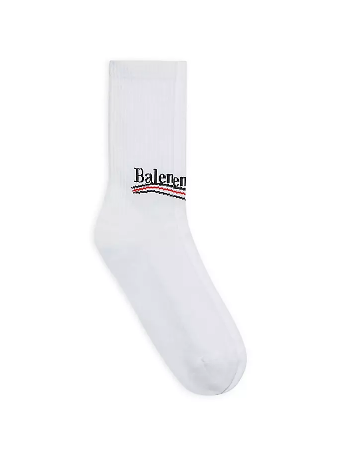 

Теннисные носки для политической кампании Balenciaga, белый