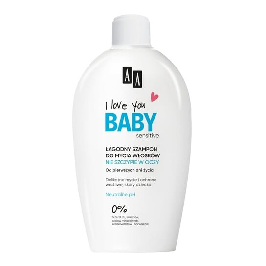 

Мягкий увлажняющий шампунь 200 мл AA I Love you Baby