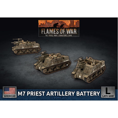 Фигурки Flames Of War: M7 Priest Artillery Battery (X3 Plastic)