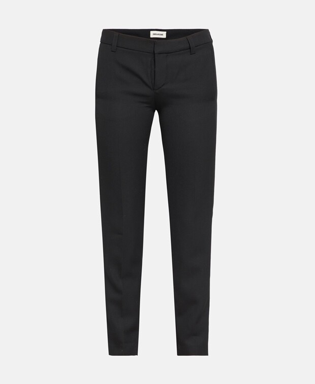 

Шерстяные брюки Zadig&Voltaire, черный
