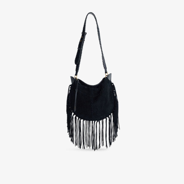 

Замшевая сумка через плечо Oskan Hobo Isabel Marant, черный