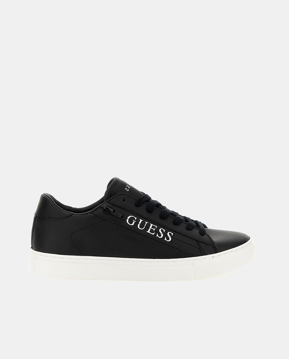 

Мужские низкие кроссовки Todi IIK с логотипом и боковой молнией Guess, черный