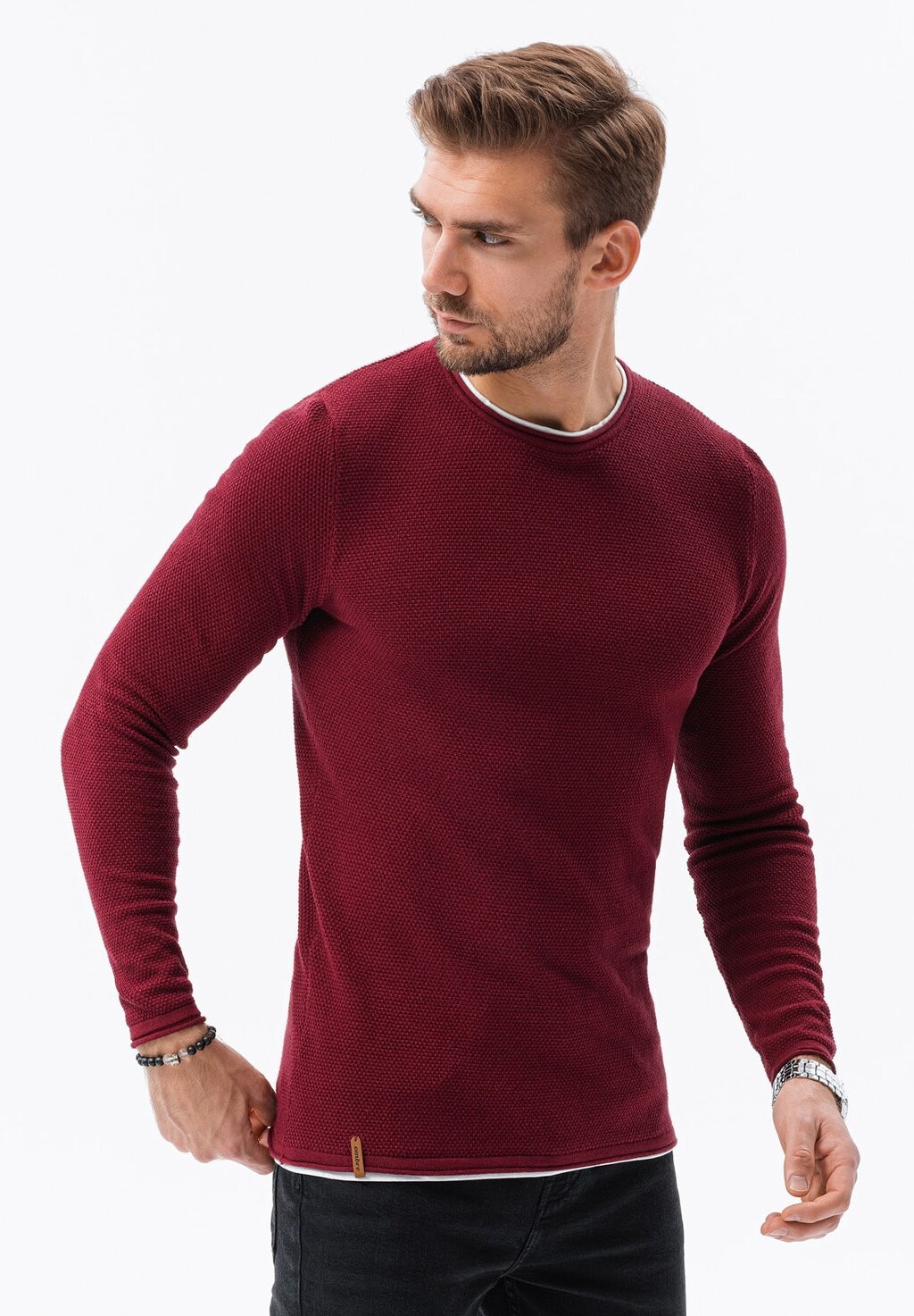 

Свитер Ombre, бордовый, Красный