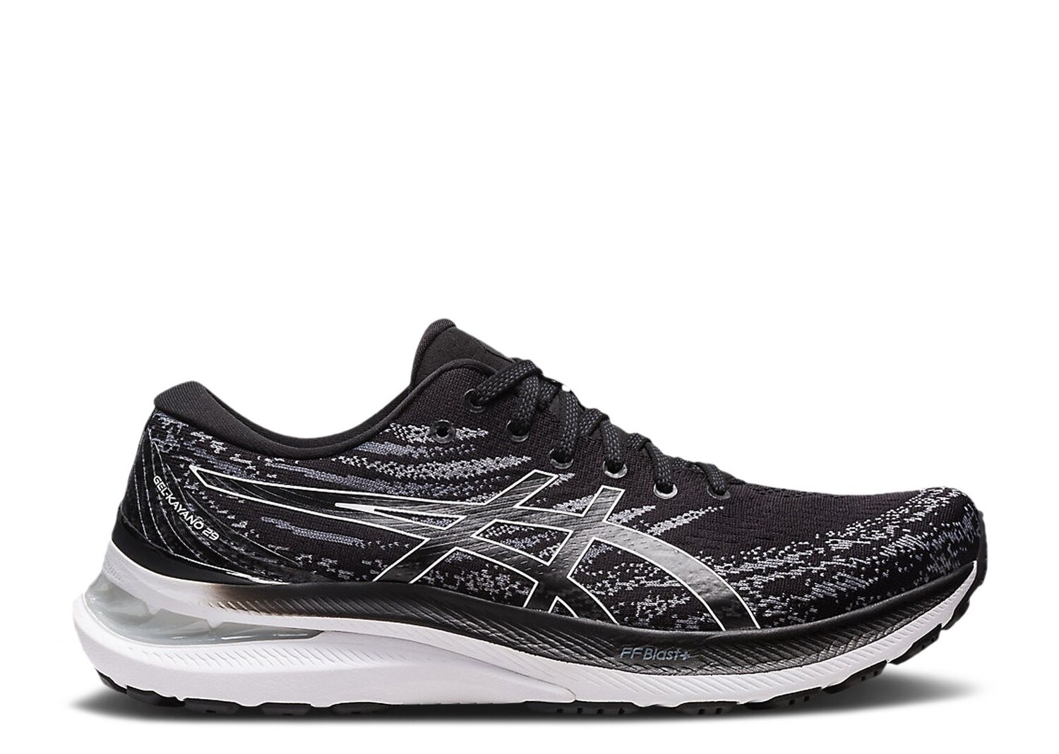 

Кроссовки ASICS Gel Kayano 29 4E Wide 'Black White', черный