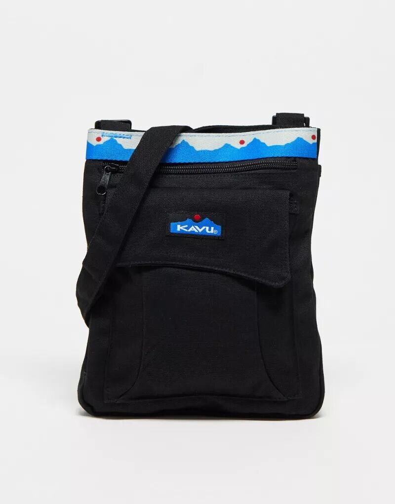 

Черная сумка через плечо Kavu Keeper