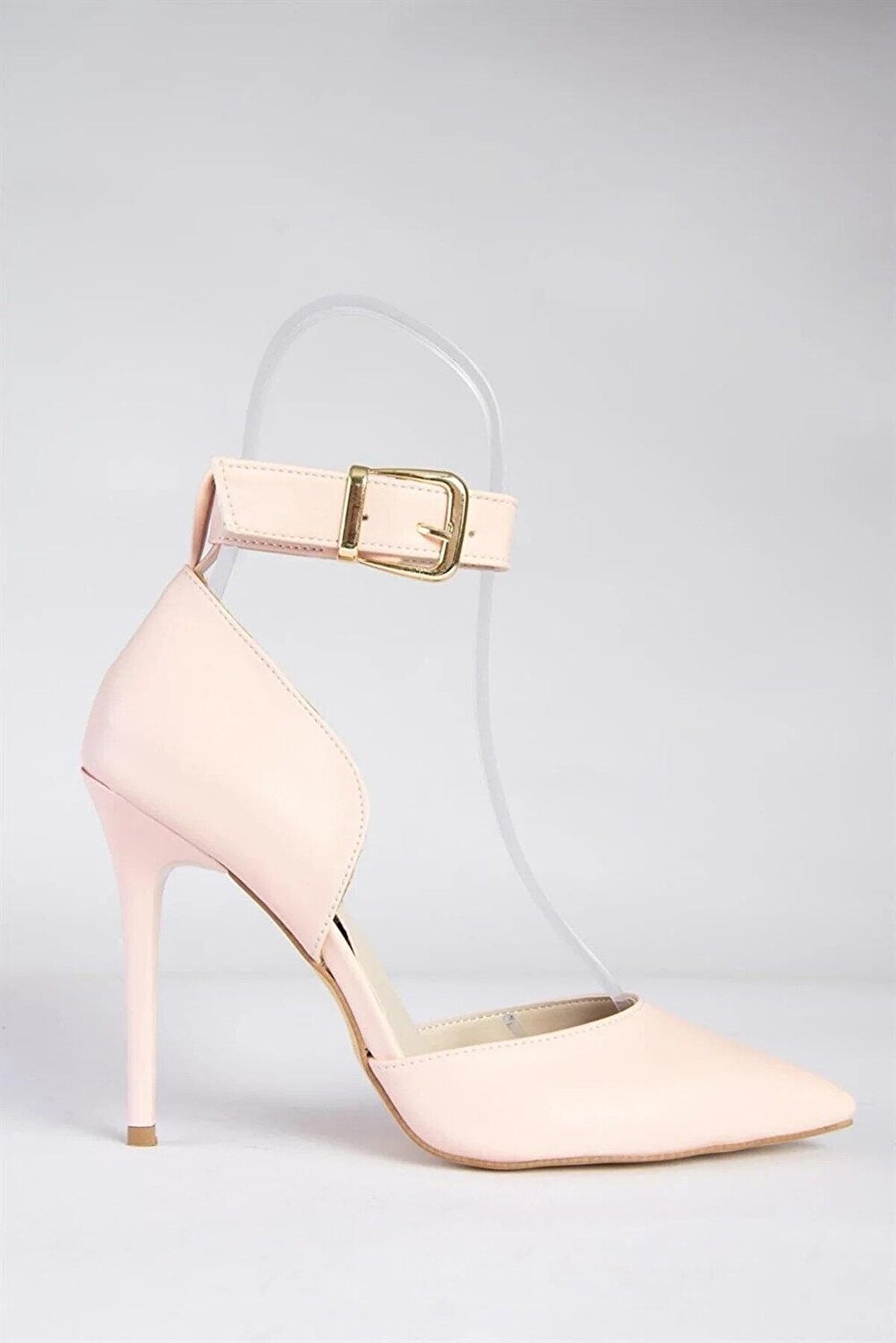 

Пудровые женские туфли на каблуке K654073309 Fox Shoes