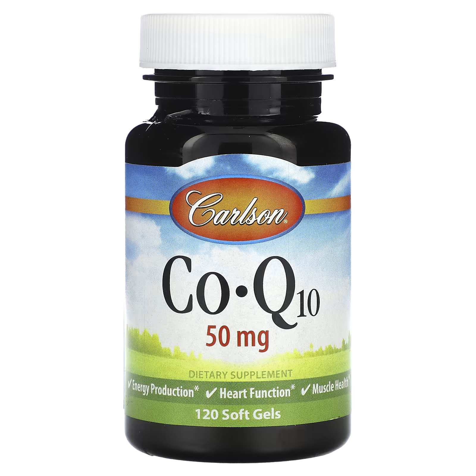 Пищевая добавка CoQ10 Carlson без сахара, 120 мягких таблеток