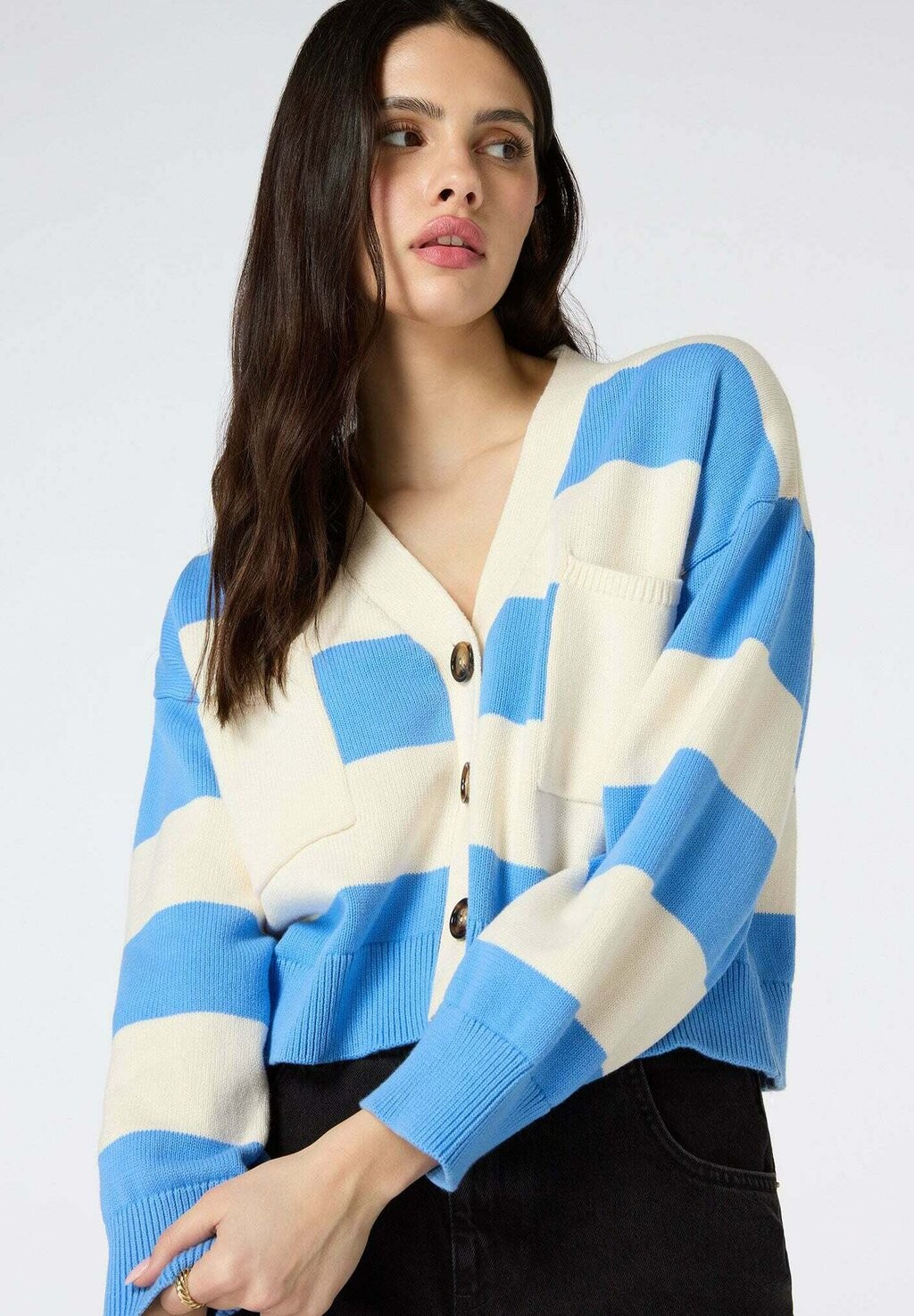 

Кардиган STRIPE OMNES, синий