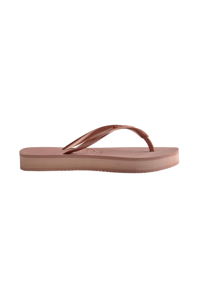 

Узкие шлепанцы на плоской платформе Havaianas Havaianas, розовый