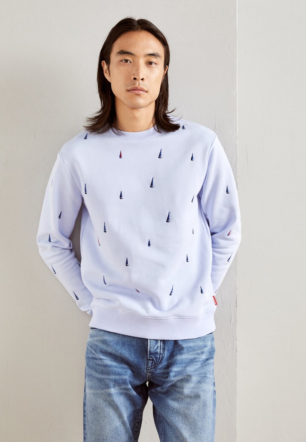 

Толстовка MINI ALL OVER EMBROIDERY Scotch & Soda, цвет shirt blue