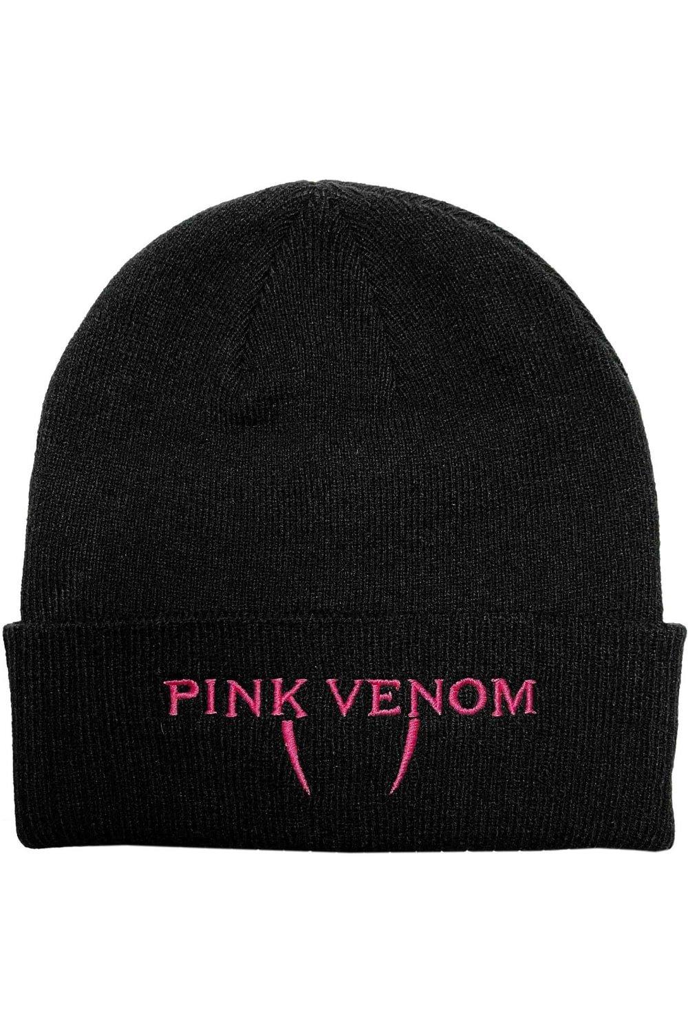 Розовая шапка Venom BlackPink, черный