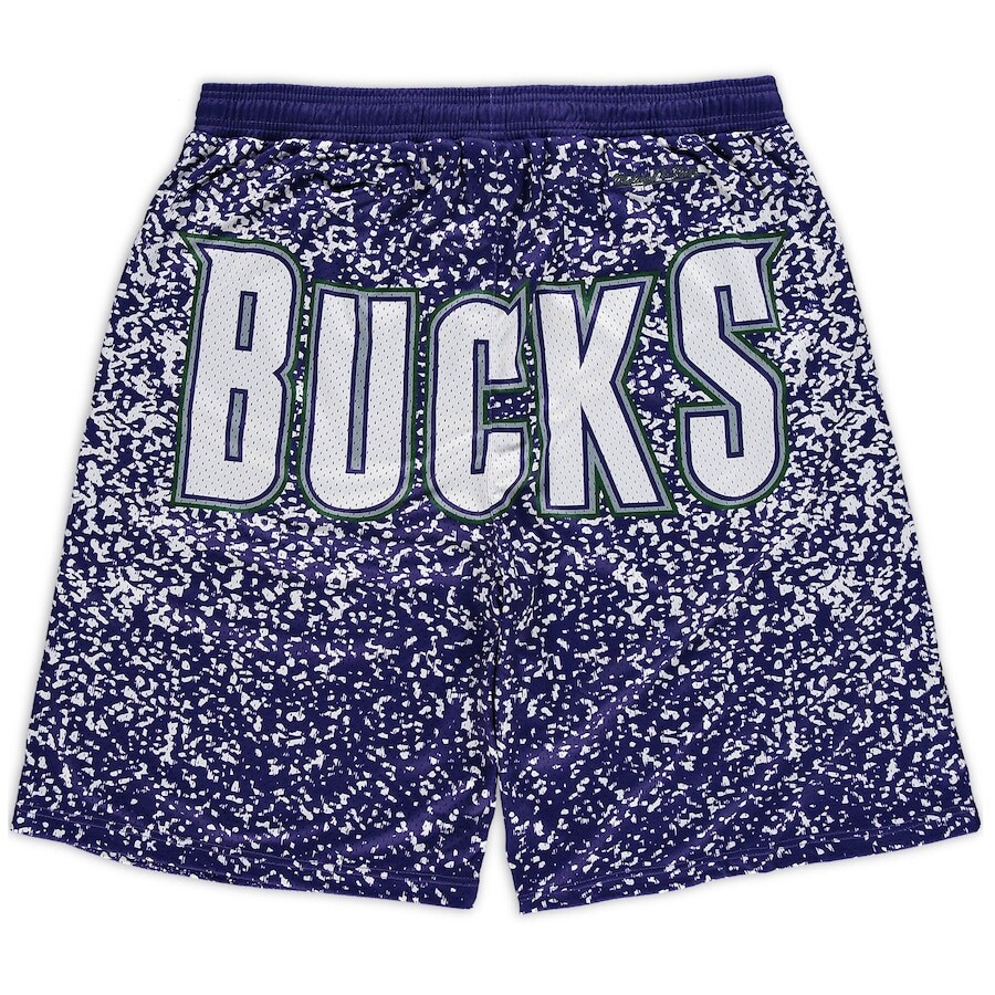 

Шорты Mitchell & Ness Milwaukee Bucks, фиолетовый