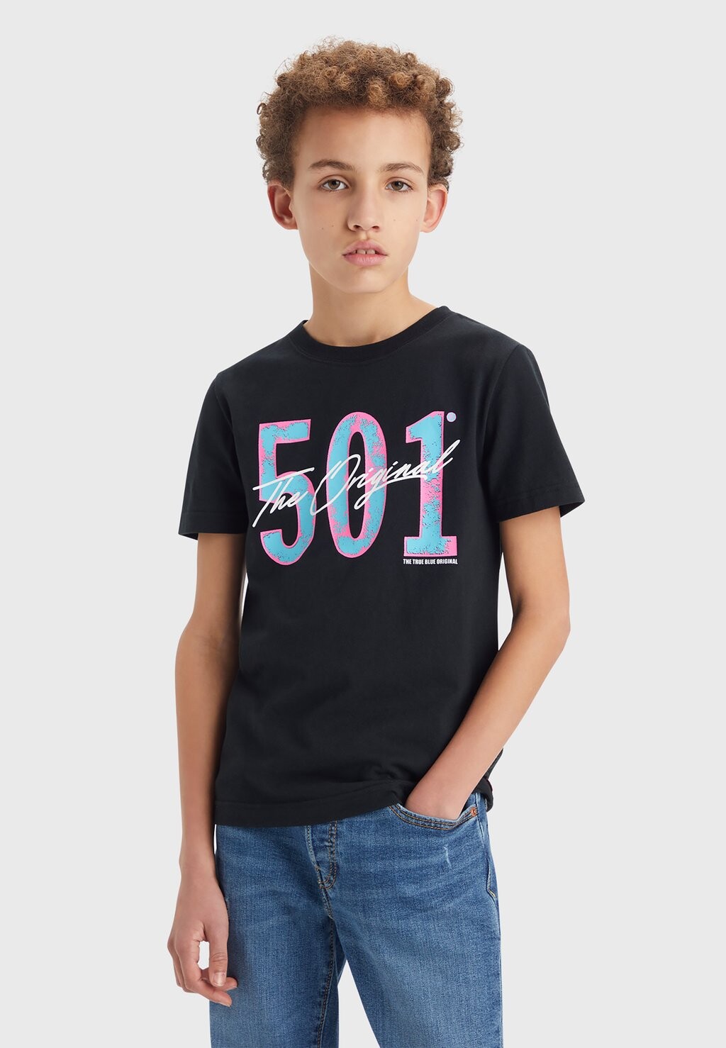 

Футболка с принтом 501 The Original Tee Levi's, черный
