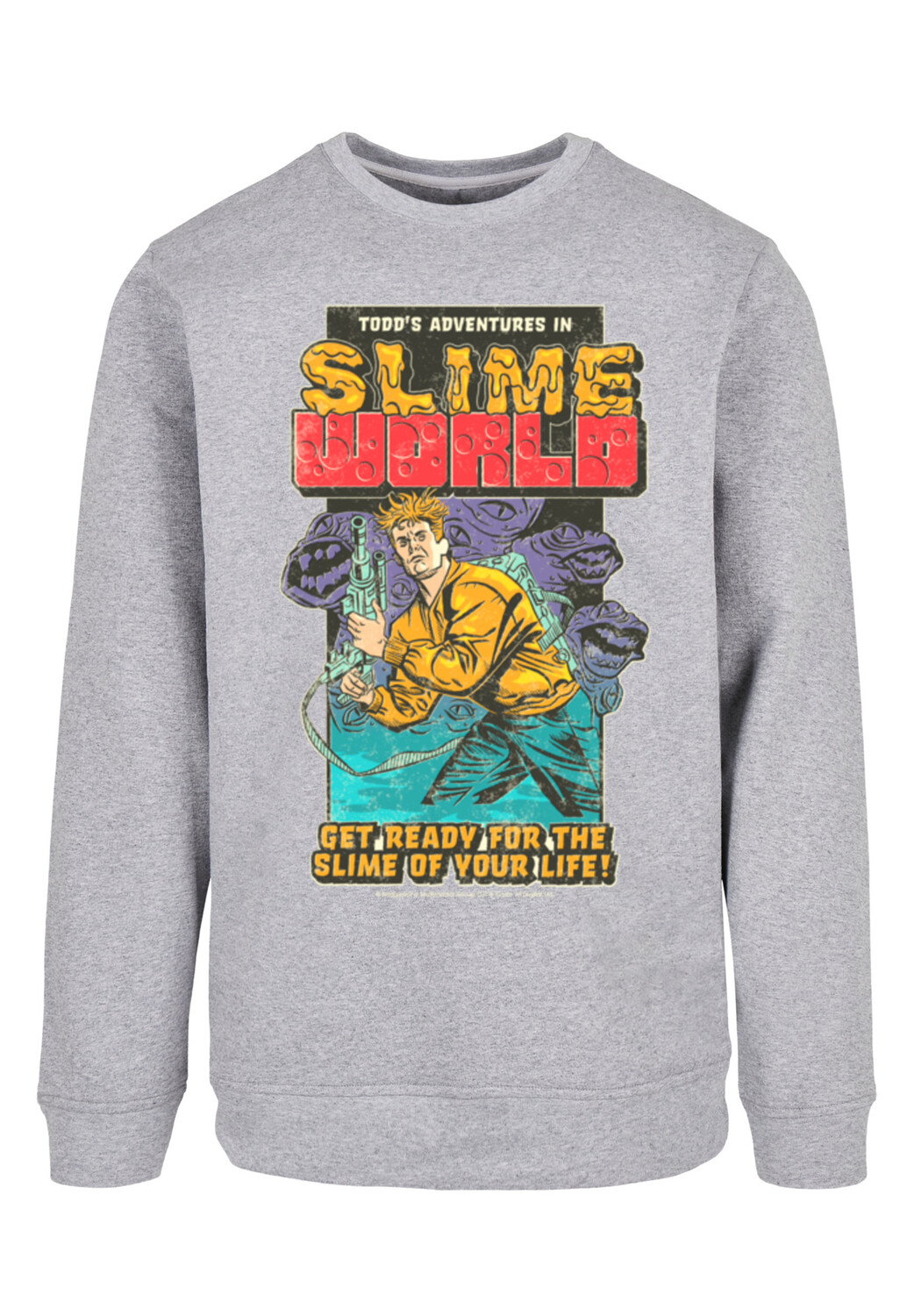 

Пуловер F4NT4STIC Sweatshirt Retro Gaming Todd's Adventures, цвет grau meliert