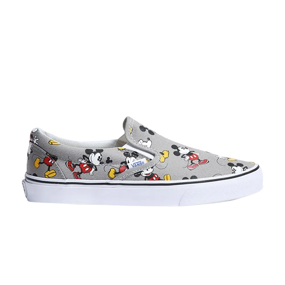 Слипоны Disney x Classic Vans, серый