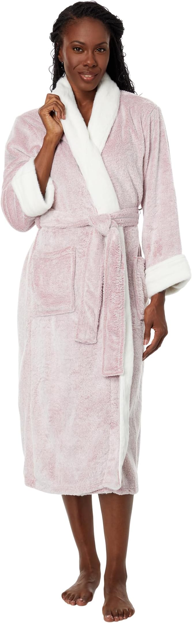 

Халат Frosted Cashmere Fleece Robe N by Natori, цвет Nude Blush