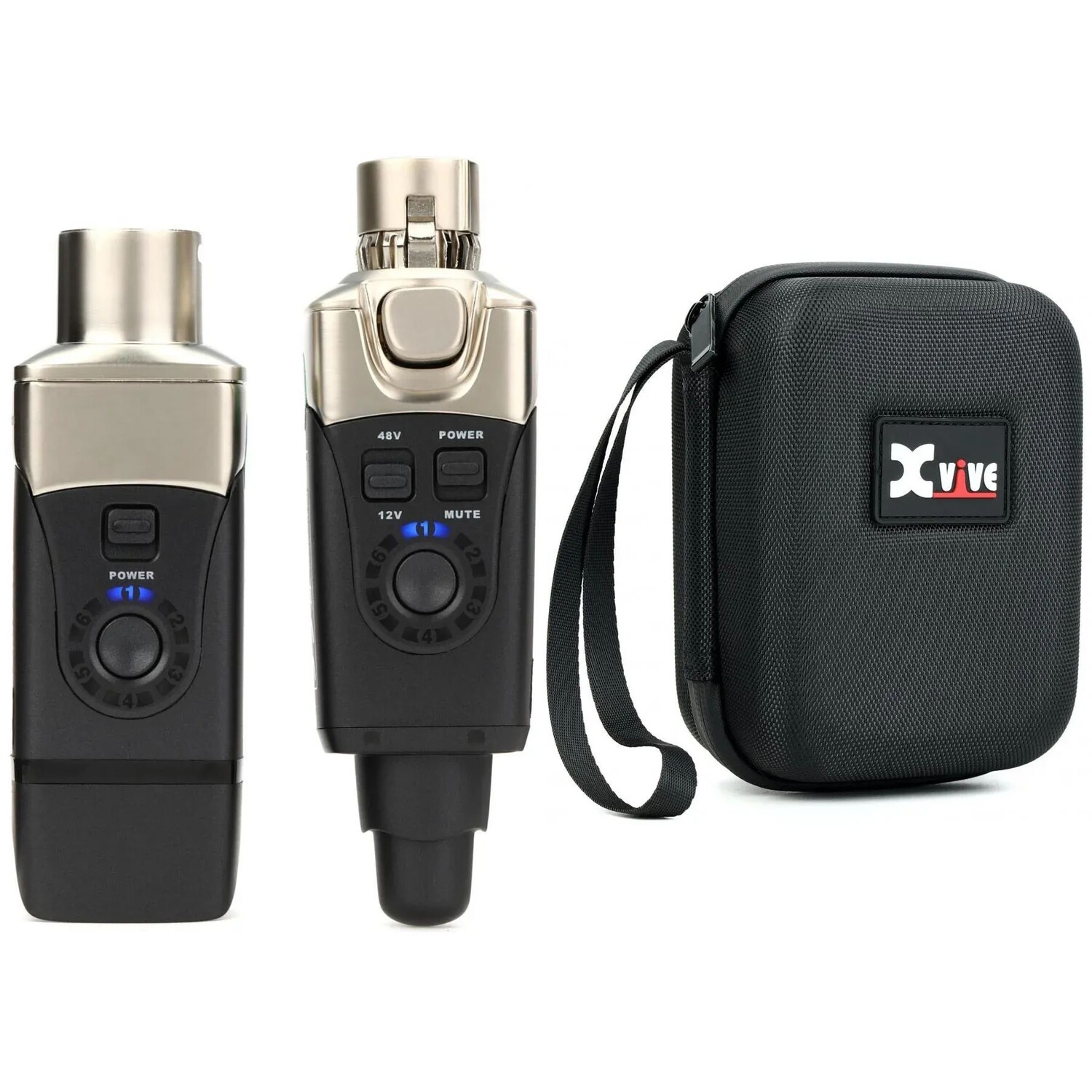 

Подключаемая беспроводная система Xvive U3C XLR и комплект футляра