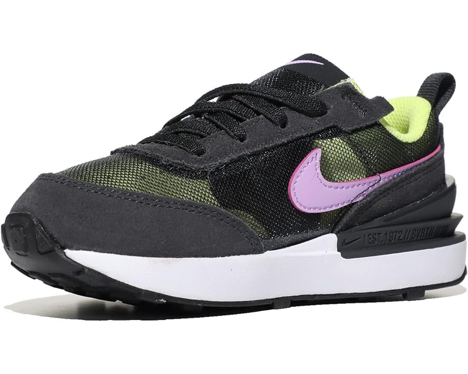 

Кроссовки Nike Waffle One, цвет Off Noir/Lilac/Light Lemon Twist