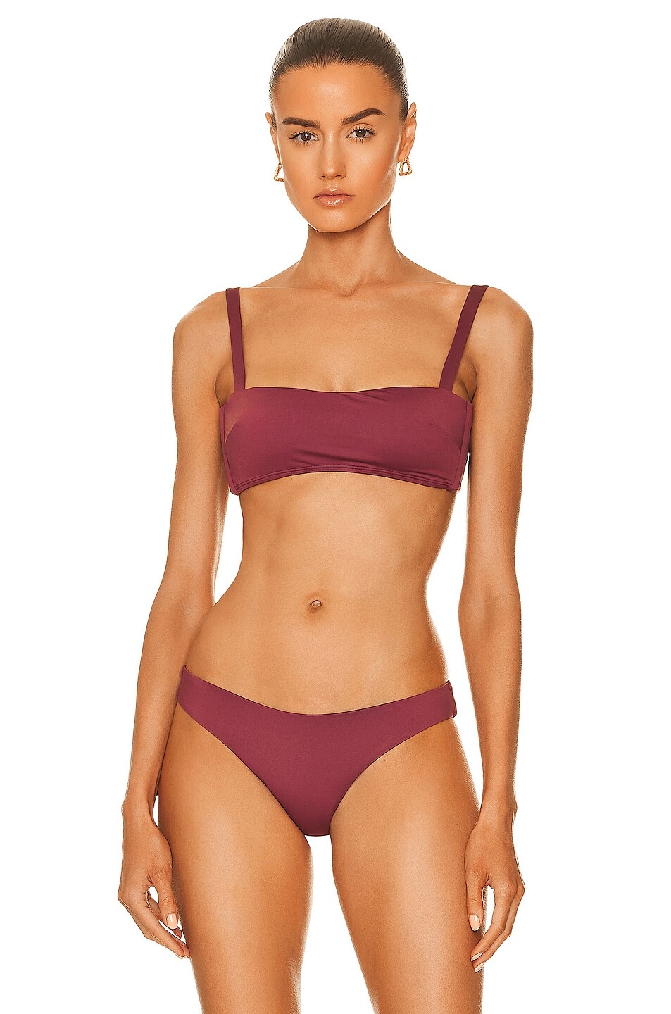 

Топ бикини Asceno The Portofino, цвет Burgundy
