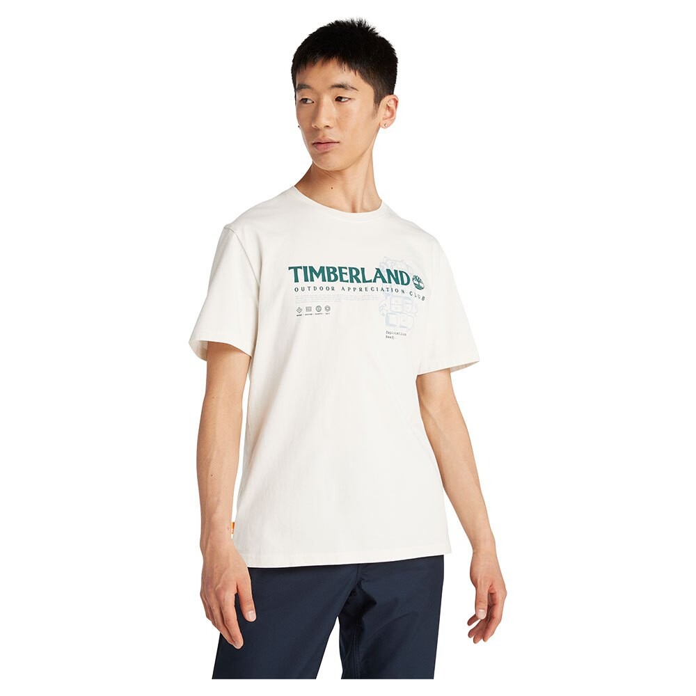 

Футболка Timberland Regenerative Organic Cotton Outdoor Graphic, бежевый