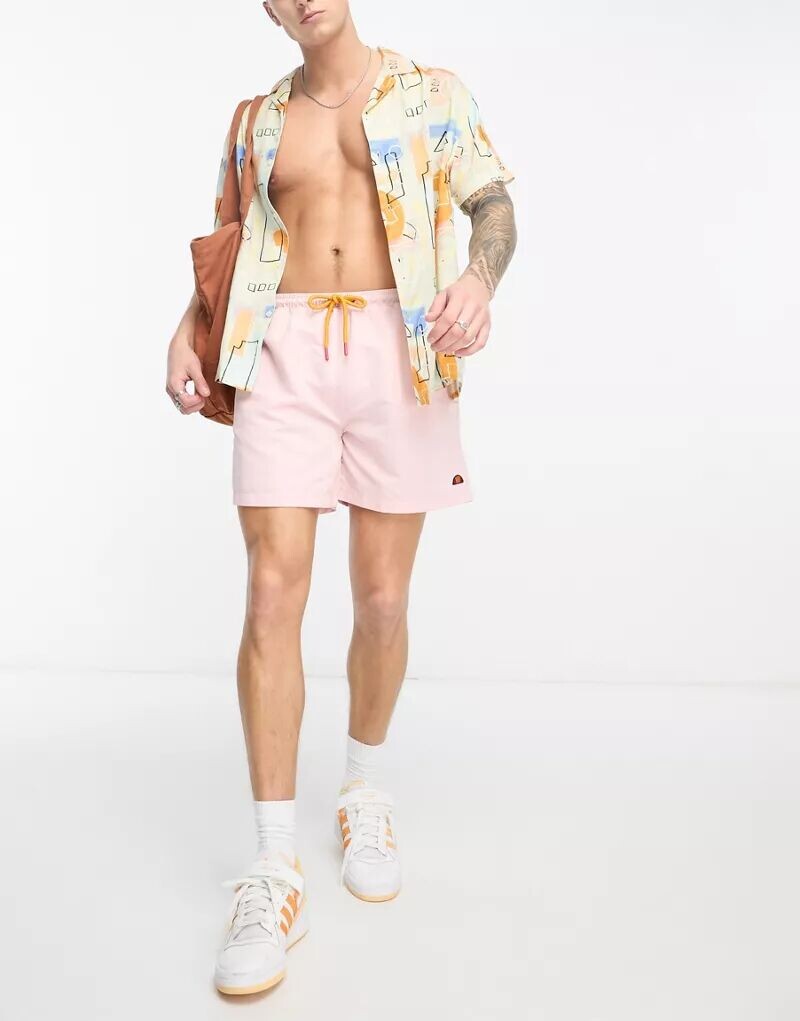 

Розовые плавки-шорты ellesse Knights