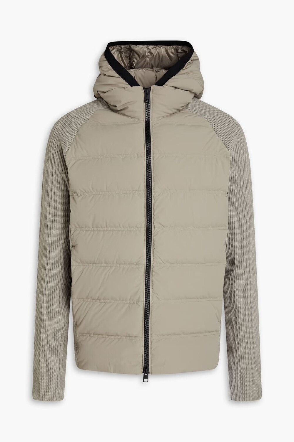 

Стеганый пуховик с капюшоном Woolrich, камень