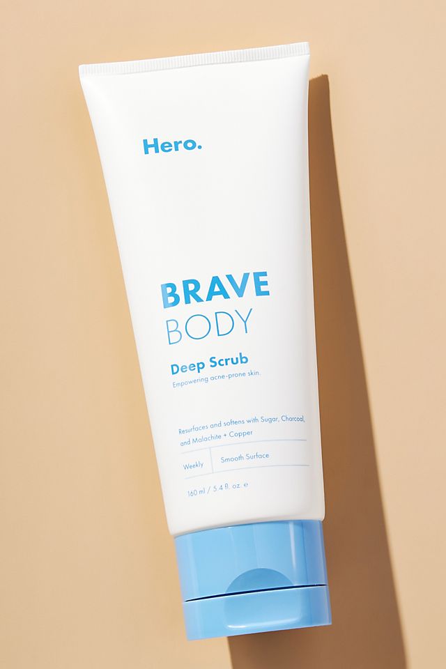 

Hero Cosmetics Brave Body Глубокий скраб для тела, белый