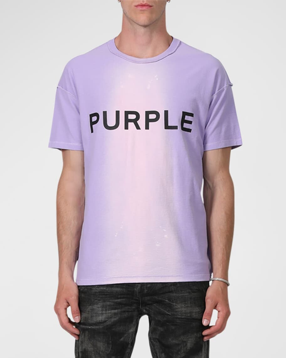 

Мужская футболка из текстурированного джерси наизнанку PURPLE, Серый