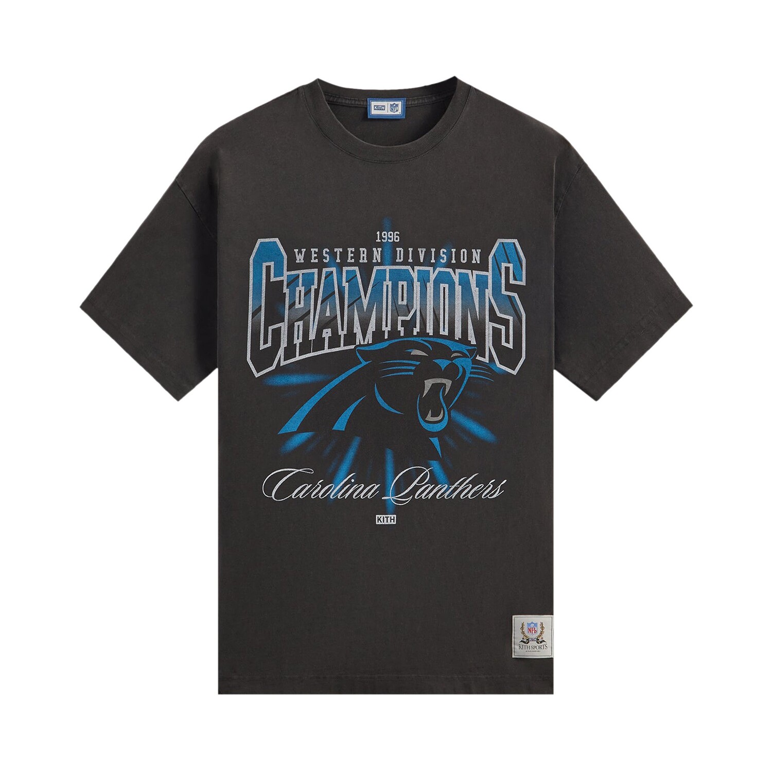 

Kith For The NFL: винтажная футболка Panthers черная, Черный
