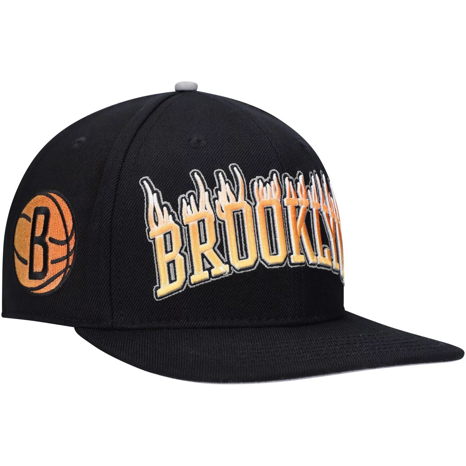 

Мужская кепка Snapback Pro Standard Brooklyn Nets Black Flames Snapback