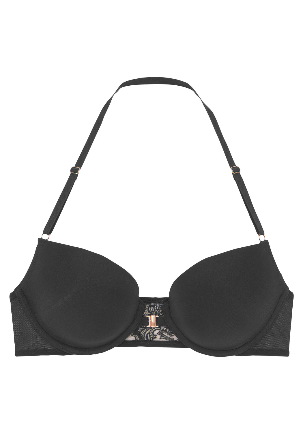

Бюстгальтер без косточек JETTE Neckholder BH, цвет schwarz caramel