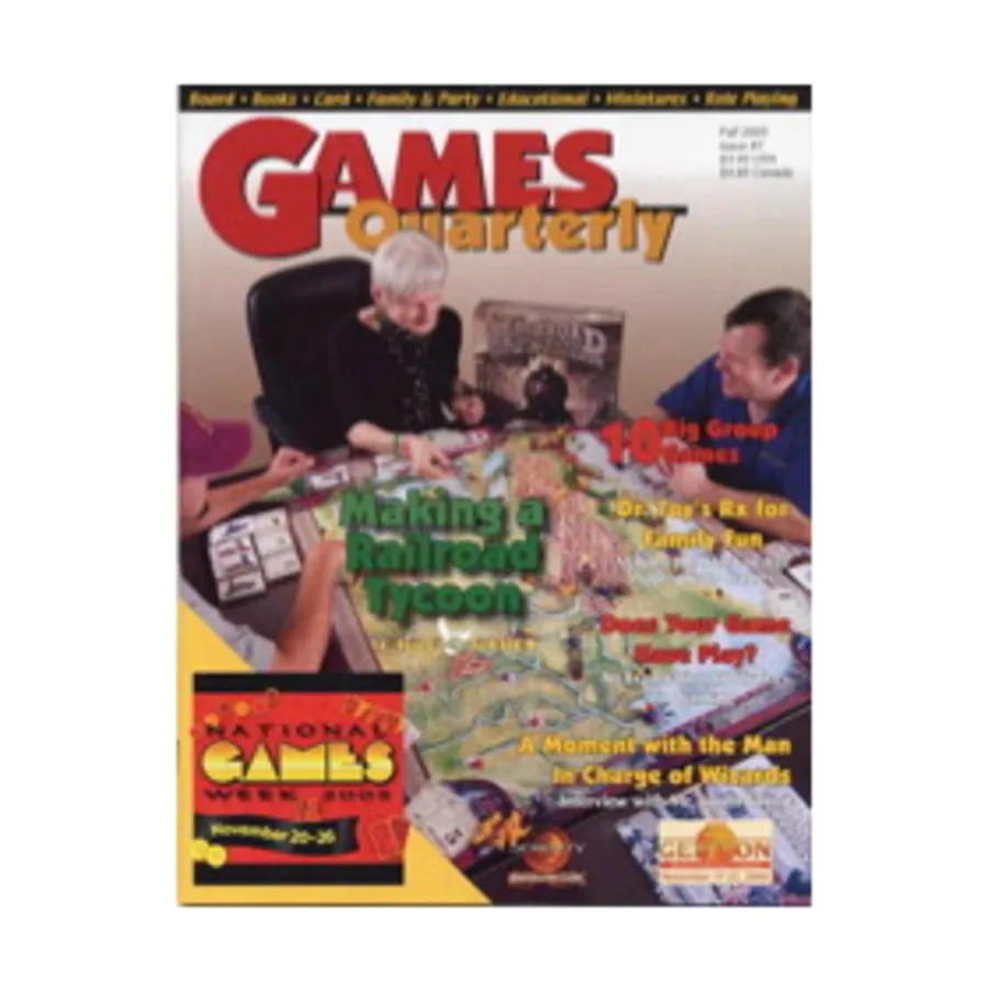 

Журнал #7 "Railroad Tycoon, Kevin Siembieda, Diplomacy", Games Quarterly Magazine