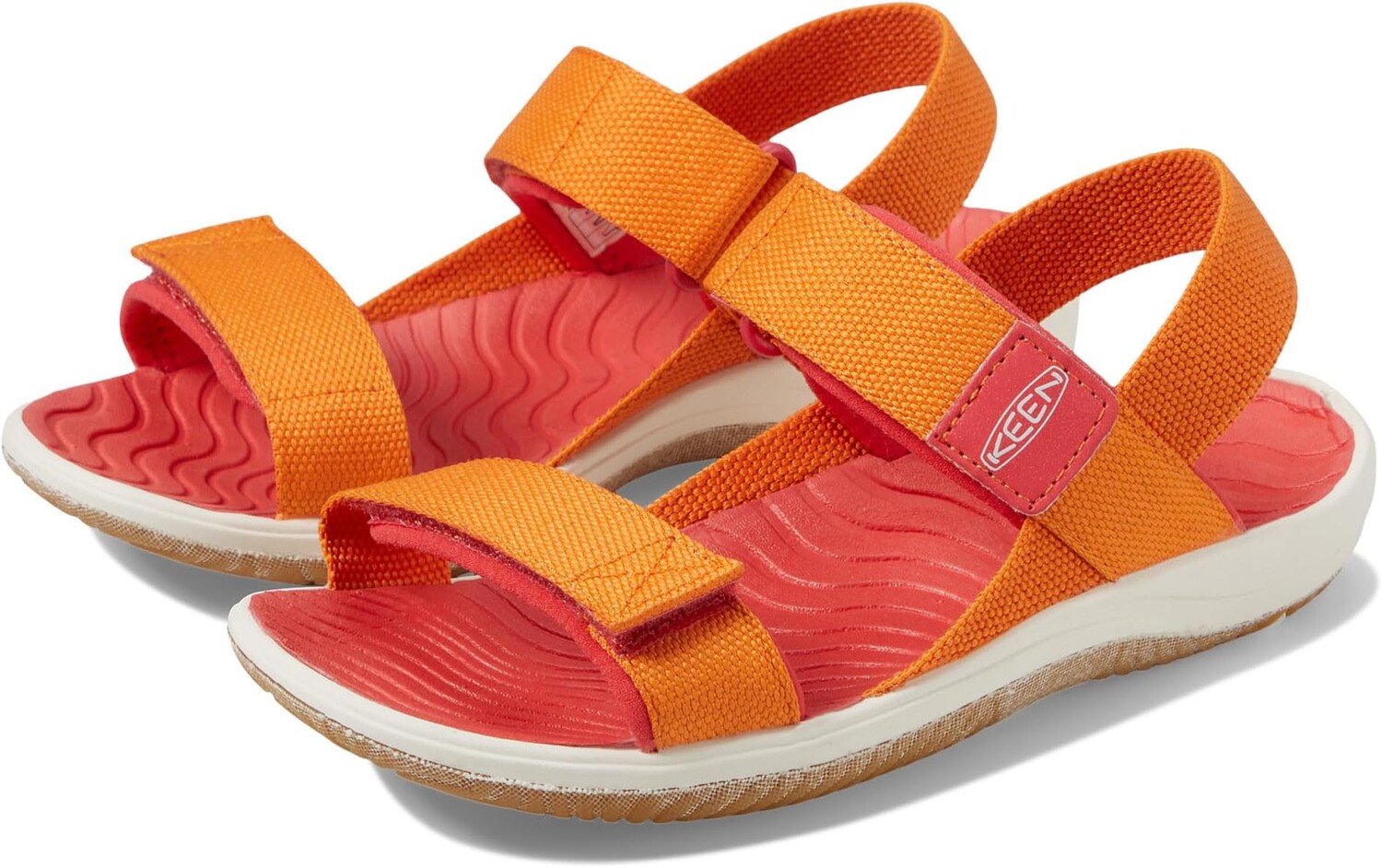 

Сандалии KEEN Kids Elle Backstrap, цвет Tangerine/Cayenne