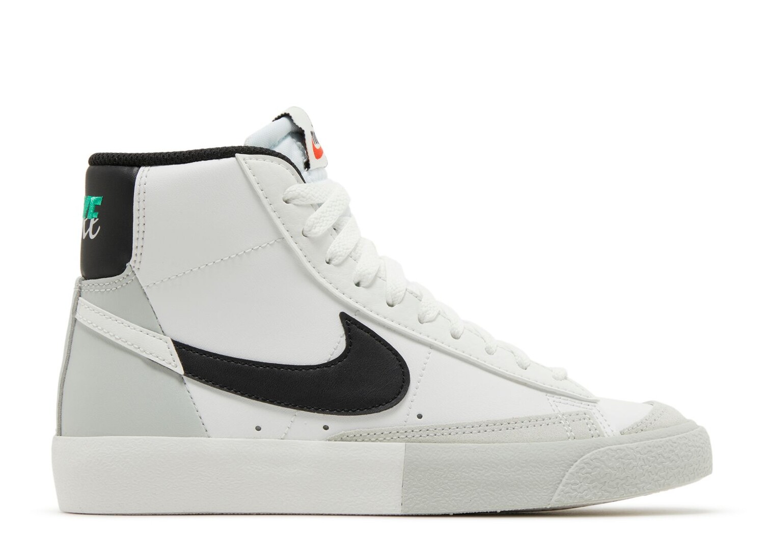 кроссовки nike blazer mid 77 se split white black белый Кроссовки Nike Blazer Mid '77 Se Gs 'Split - White Black', белый